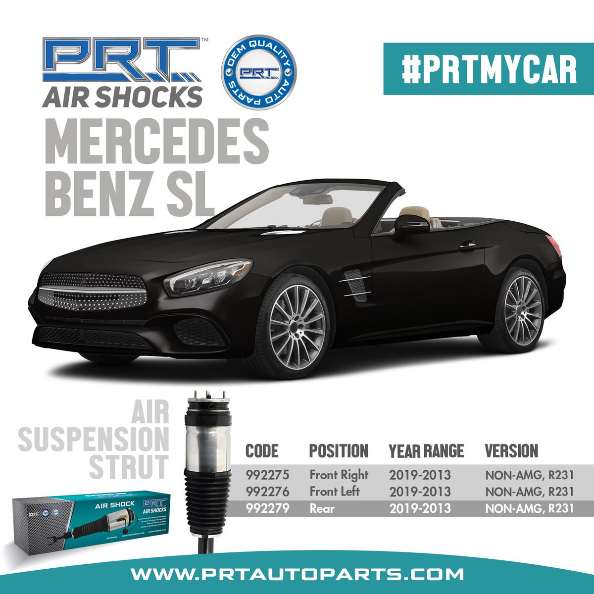 PRT Air Shocks and Air Springs for Mercedes-Benz SL!!!

prtautoparts.com/parts-catalog/
⠀  
#prtmycar #Mercedesbenz #Mercedes #benz #sl #prt #prtautoparts #autoparts #airshocks #aisprings #shocks #strut #completestrut #strutassembly #shockabsorber #suspension #steering #ridecontrol