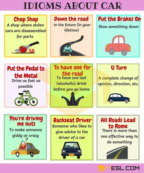 Idioms about CARS
