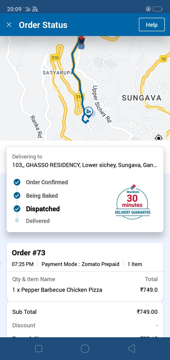shubhodeep22's tweet photo. This is the pathetic service by @dominos @dominos_india . My order got delivered after 30 mins and still not getting my money back (refund) https://t.co/8AEhl8WD68
