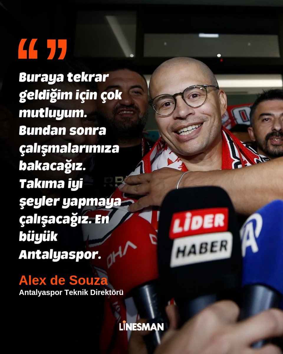 🗣 Antalyaspor'a imza atmak için Türkiye'ye geri dönen Alex de Souza'dan ilk açıklamalar... #Antalyaspor • #AlexDeSouza
