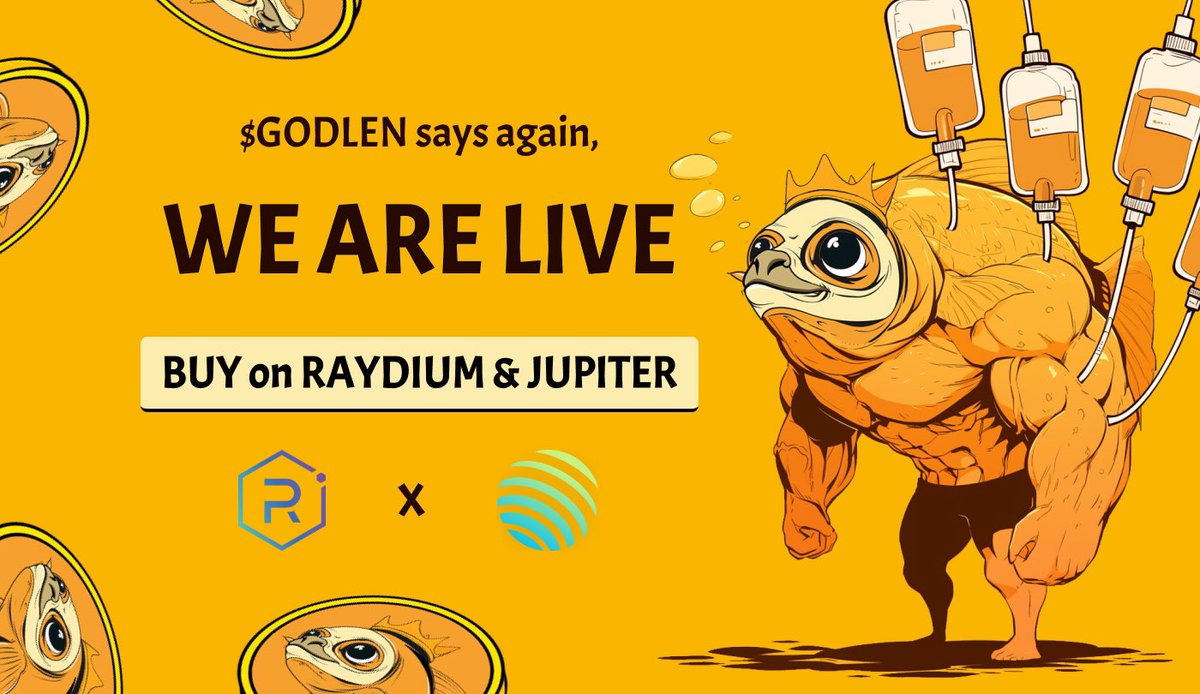 $GODLEN FISH tweet media