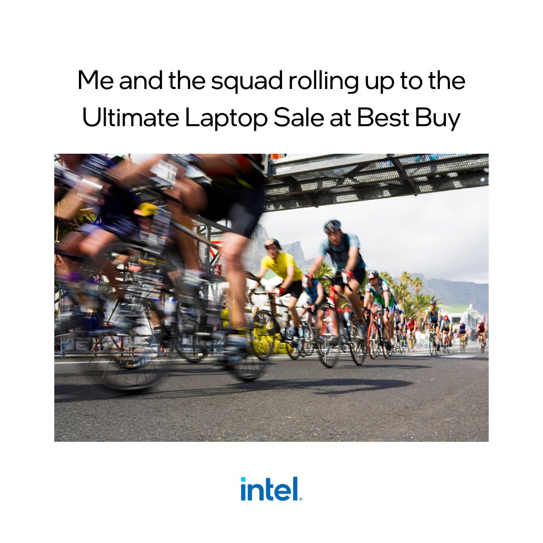 Tomorrow is Day 1 of The Ultimate Laptop Sale at @BestBuyCanada! Don't miss your chance to save big on a diverse range of Intel-powered laptops before the sale ends on Thursday, June 6th. See you there! 🎉 💙