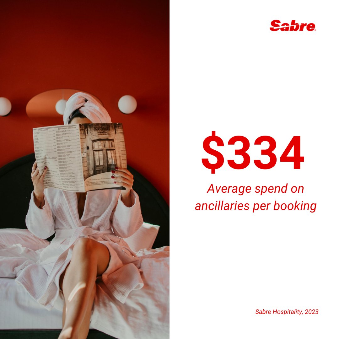 Did you know the average spend on ancillaries per booking comes to $334?

Captivate your travelers' wallet, elevate your guest experience and boost revenue effortlessly with SynXis Retailing, unlocking the full potential of ancillary sales. 💰 Learn more: bit.ly/3UVX8a0