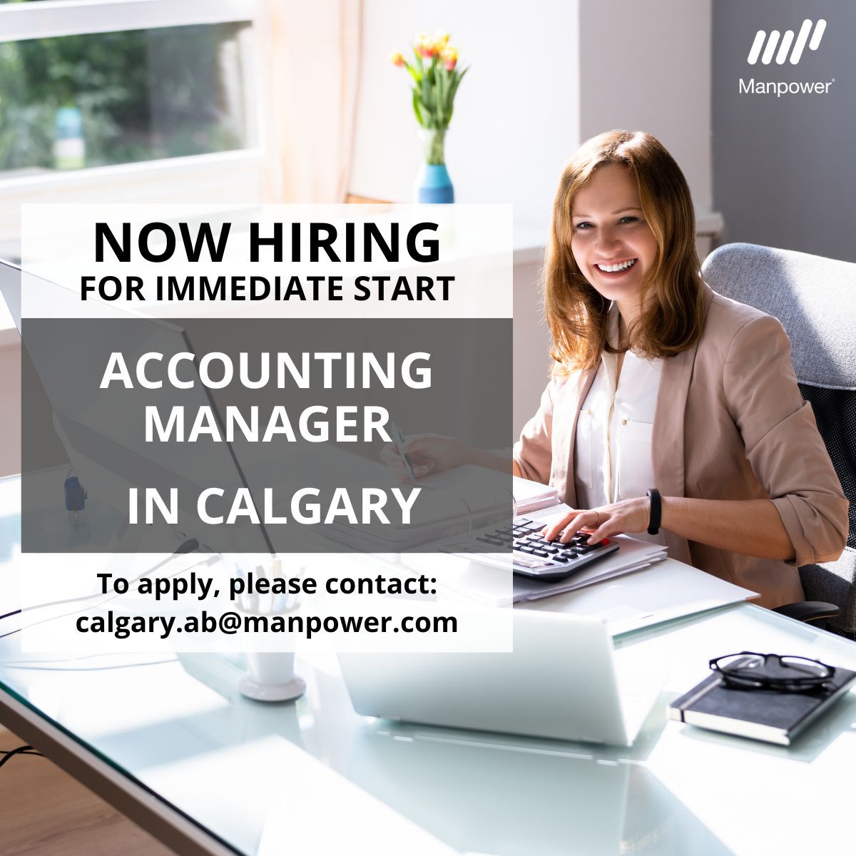 #NOWHIRING: Accounting Manager in Calgary, Alberta

To apply, please forward your resume to calgary.ab@manpower.com

#manpowerab #alberta #albertajobs #yycjobs #calgaryjobs #manpowerjobs #yyc #calgary #accountingmanager
