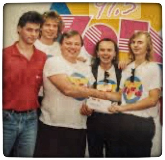 Proof I’ve known <a href="/DamianFollett/">Damian Follett</a> since my early days in radio! That’s me on the left. 😂 Friday night <a href="/JLaC975/">JLaC</a> and I will be popping down to The Majestic and introducing this local legend. Pop down for a visit!