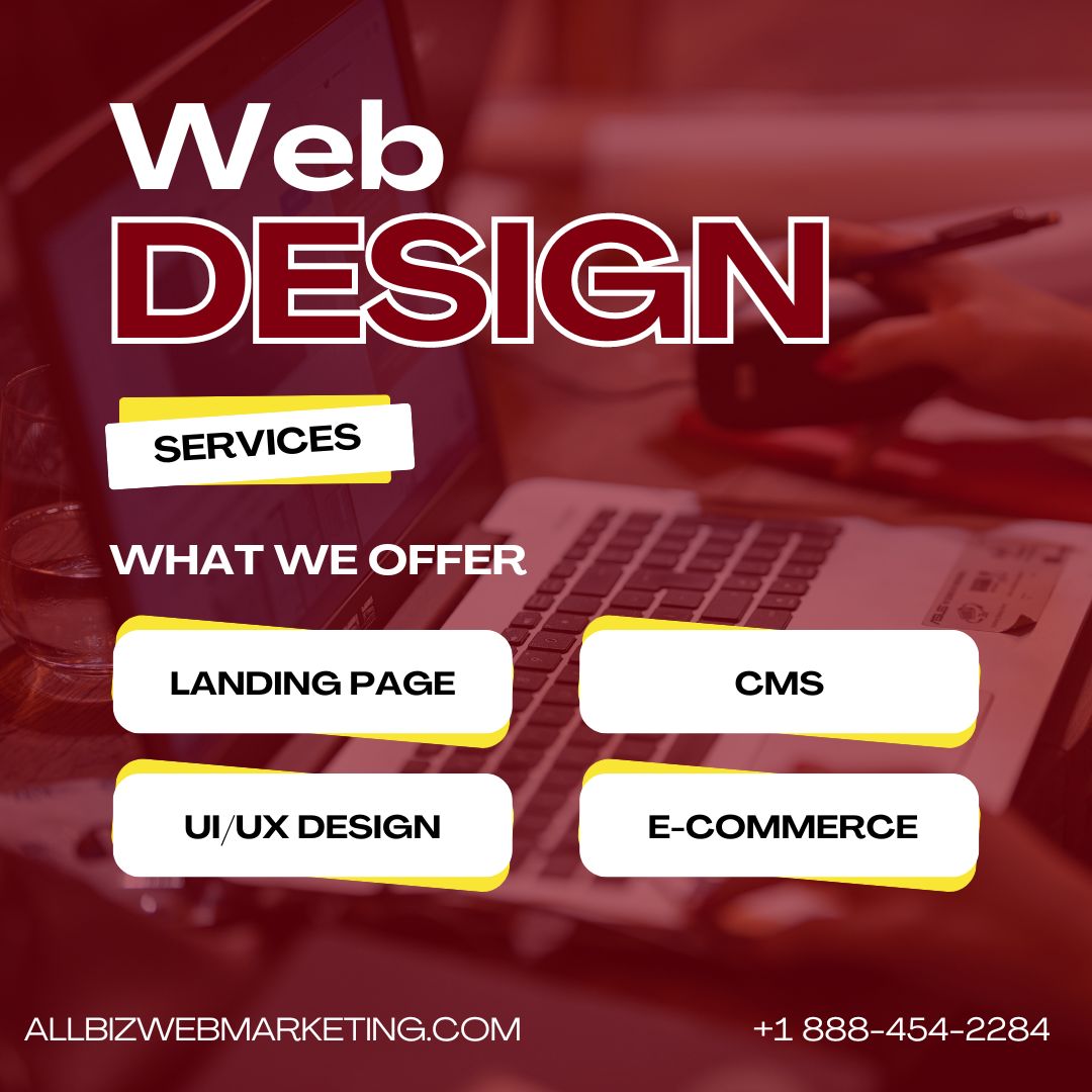 Feeling overwhelmed by the thought of building a website? ✨📌

 AllBizWebMarketing takes the stress out of web design. We create beautiful, user-friendly websites that reflect your brand and help you achieve your goals.   📩
#brandstrategist #branding #socialmediapresence