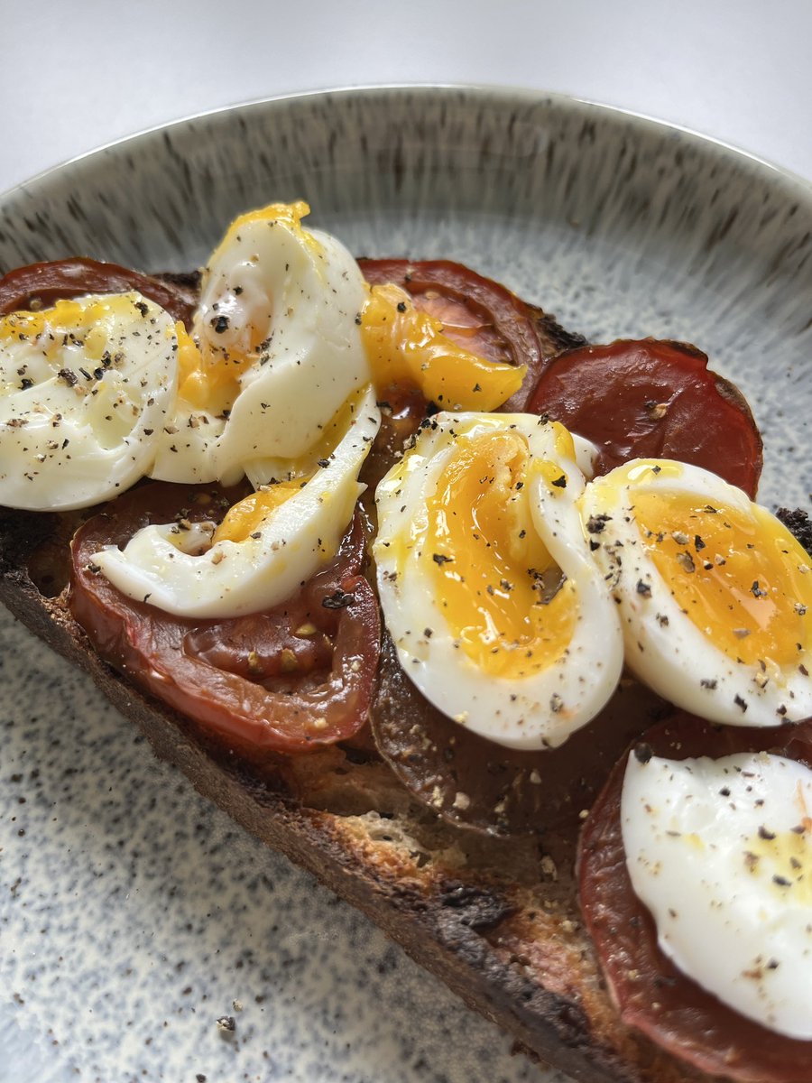 tomato, egg, sourdough