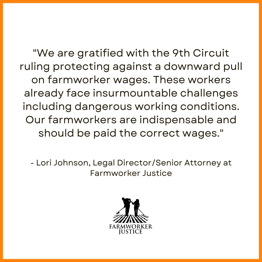Farmworker Justice and partners ensure DOL wage rule doesn't further harm farmworkers.

#farmworkerjustice