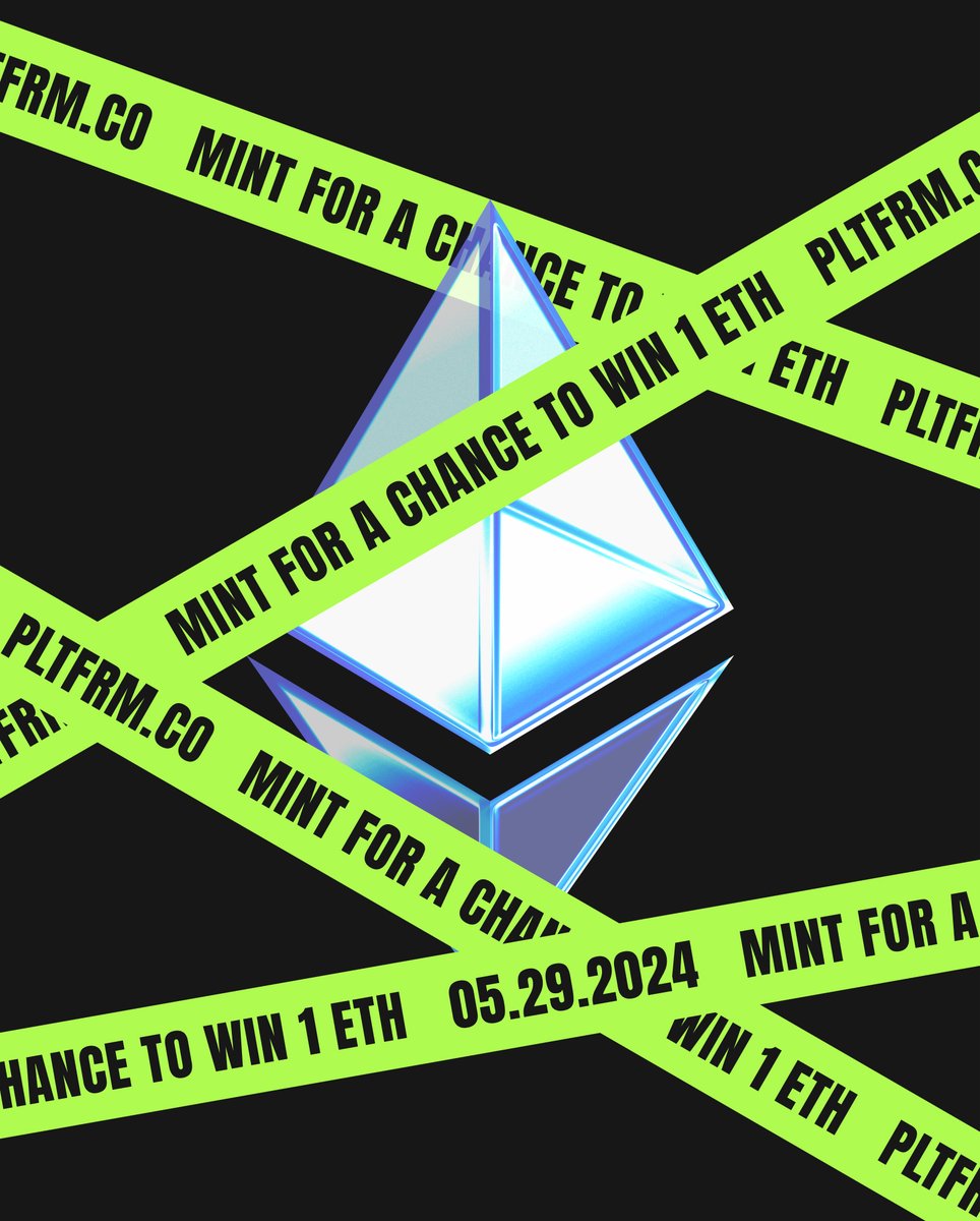 cryptosquares1's tweet photo. ENTER FOR A CHANCE TO WIN ONE #ETH!!!!

Enter to win 1 ETH (current value $3,750 USD) by joining Platform's first-ever #draw! Each entry costs 0.005 ETH ($18-$20 USD). https://t.co/2lsGzYmEci