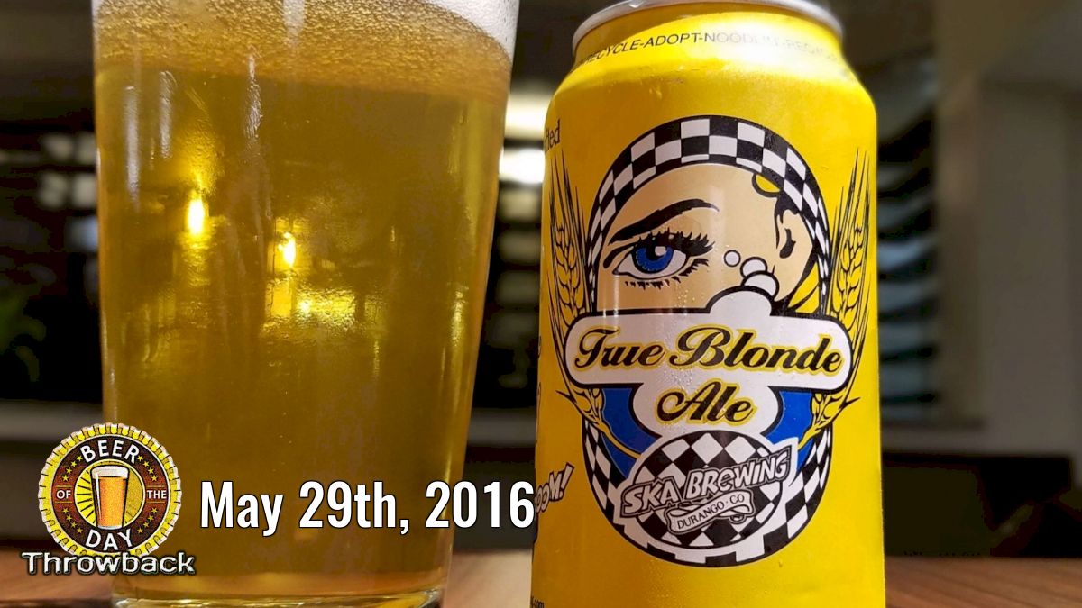 Beer of the Past for May 29th, 2016: True Blonde Ale from Ska Brewing Co. (botd.us/2ExZWI) in Durango, CO. #beer #craftbeer #beergeek #drinklocal #ilovebeer #lovebeer #beertography #beersnob @skabrewing