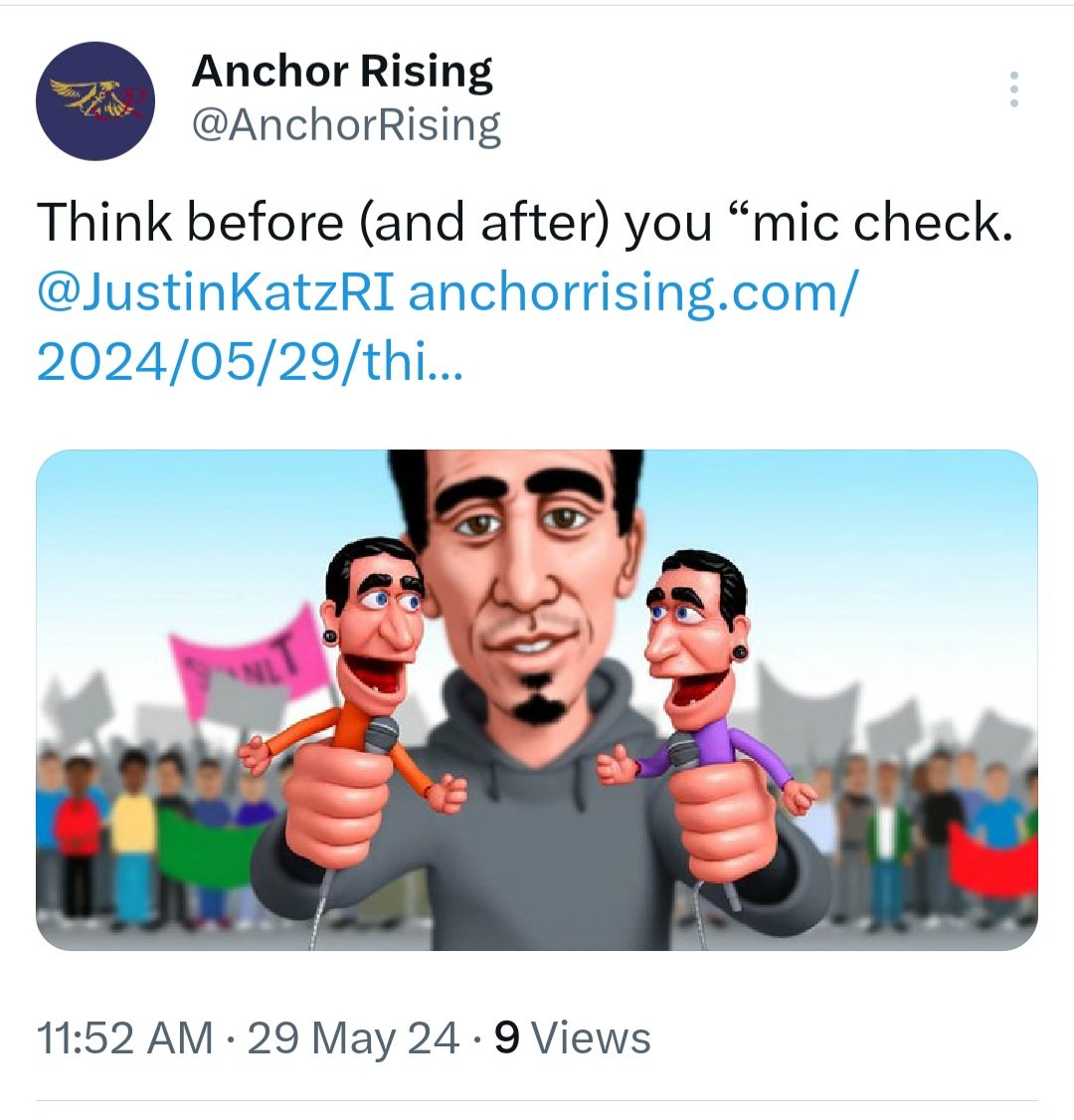 RussLCon's tweet image. Rubber bullets and call and response chanting, one of these offends my sense of individual liberty. #ThinkTankThoughts #FreedomBullets