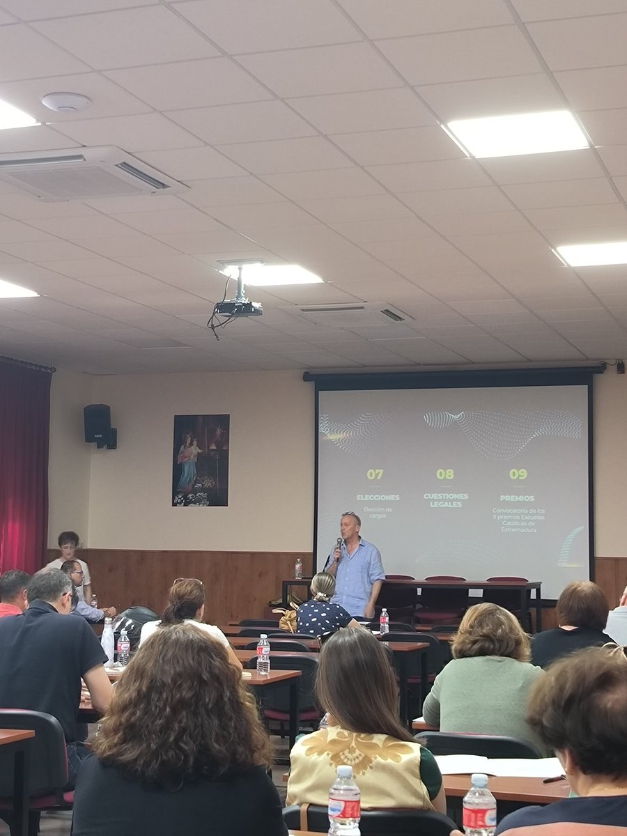 Esta tarde, Asamblea Fere- Ceca y EyG Extremadura. 
Escuelas Católicas de Extremadura