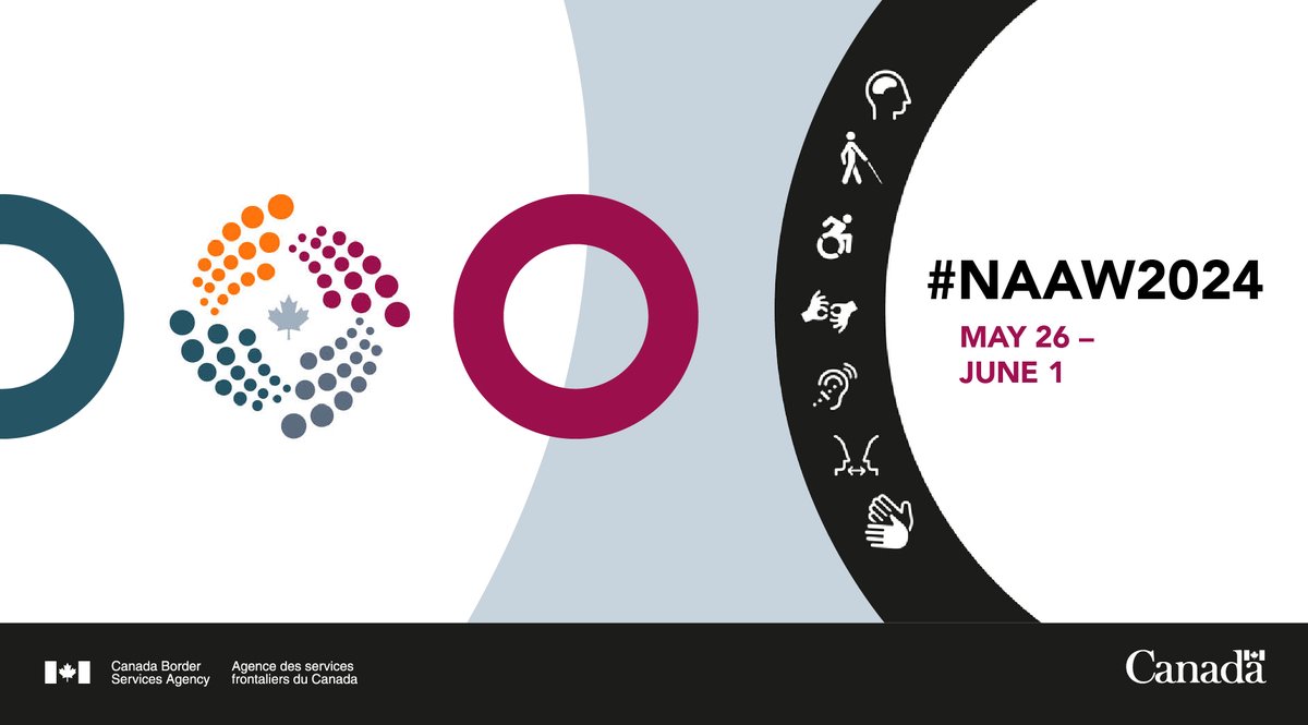 CBSA celebrates #NationalAccessAbilityWeek! Find out how you can help us become barrier-free by 2040: cbsa-asfc.gc.ca/accessibility-…

#NAAW2024 #AccessibleCanada