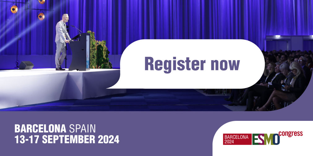 #ESMO24: A wealth of new data in oncology awaits you in Barcelona. This year, submitted abstracts grew by almost 📈10%. ➡️ Register by 12 June to get the early rate: 🔗ow.ly/stRx50RWCKR