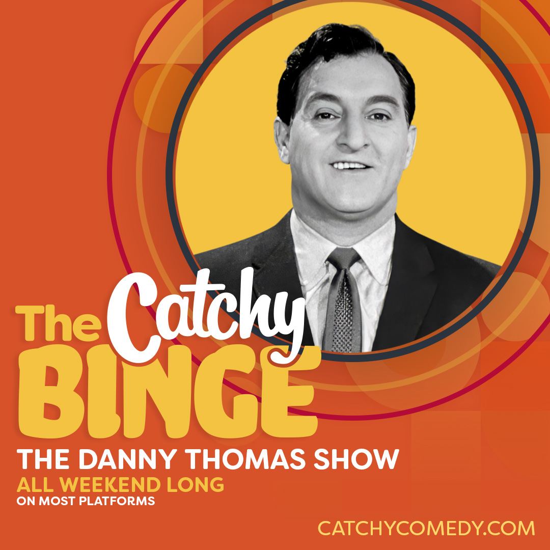 This weekend's Catchy Binge is The Danny Thomas Show! Join us starting Saturday, June 1st to catch this classic sitcom! 🎬

Which episode of The Danny Thomas Show is your favorite? #catchycomedy #thecatchybinge #ClassicTV