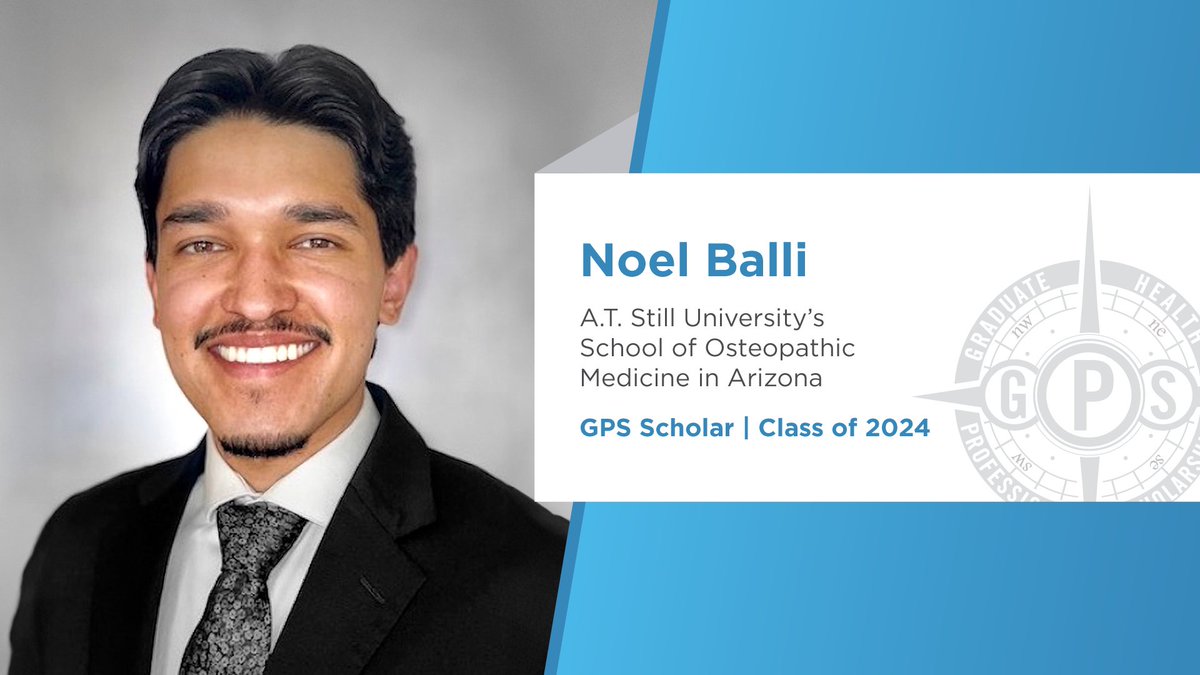 ATSU_news's tweet photo. Congratulations to our graduating GPS Scholar, ATSU-SOMA's Noel Balli, DO, '24. We're celebrating our graduating GPS Scholars and wishing them the best in their careers. Congratulations, Dr. Balli!

Support GPS at https://t.co/6zODj4LNvO

#ATSUPride #ATSUDiversity https://t.co/bHhDNJNc6W