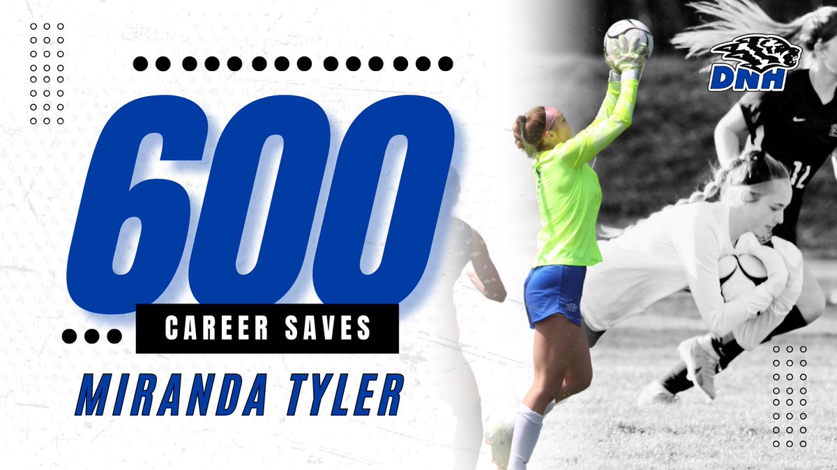 👏⚽ DNH soccer star Miranda Tyler continues to shatter records, now achieving an incredible 600 Career Saves! Your outstanding performance on the field is a testament to your hard work and dedication. Congratulations, Miranda! #rollblue #GrowingTogether