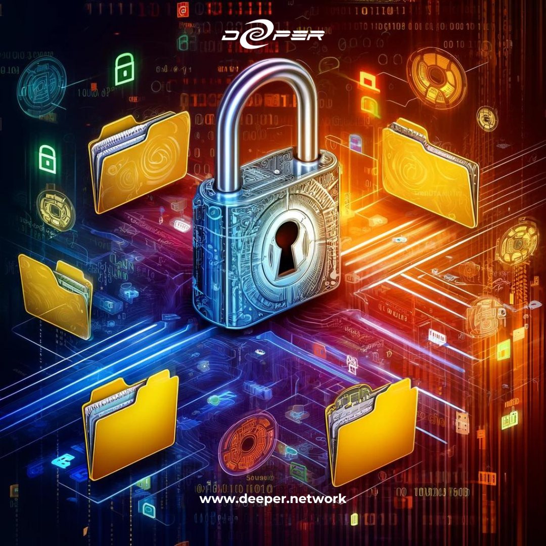 🛡️Keeping your data encrypted is crucial when sending requests online to prevent leaks or hacks. Deeper Connect's DeeperFS (file system) encryption enhances security by scrambling key file system data structures ensuring crackers can't access any critical files. #whitepaperseries