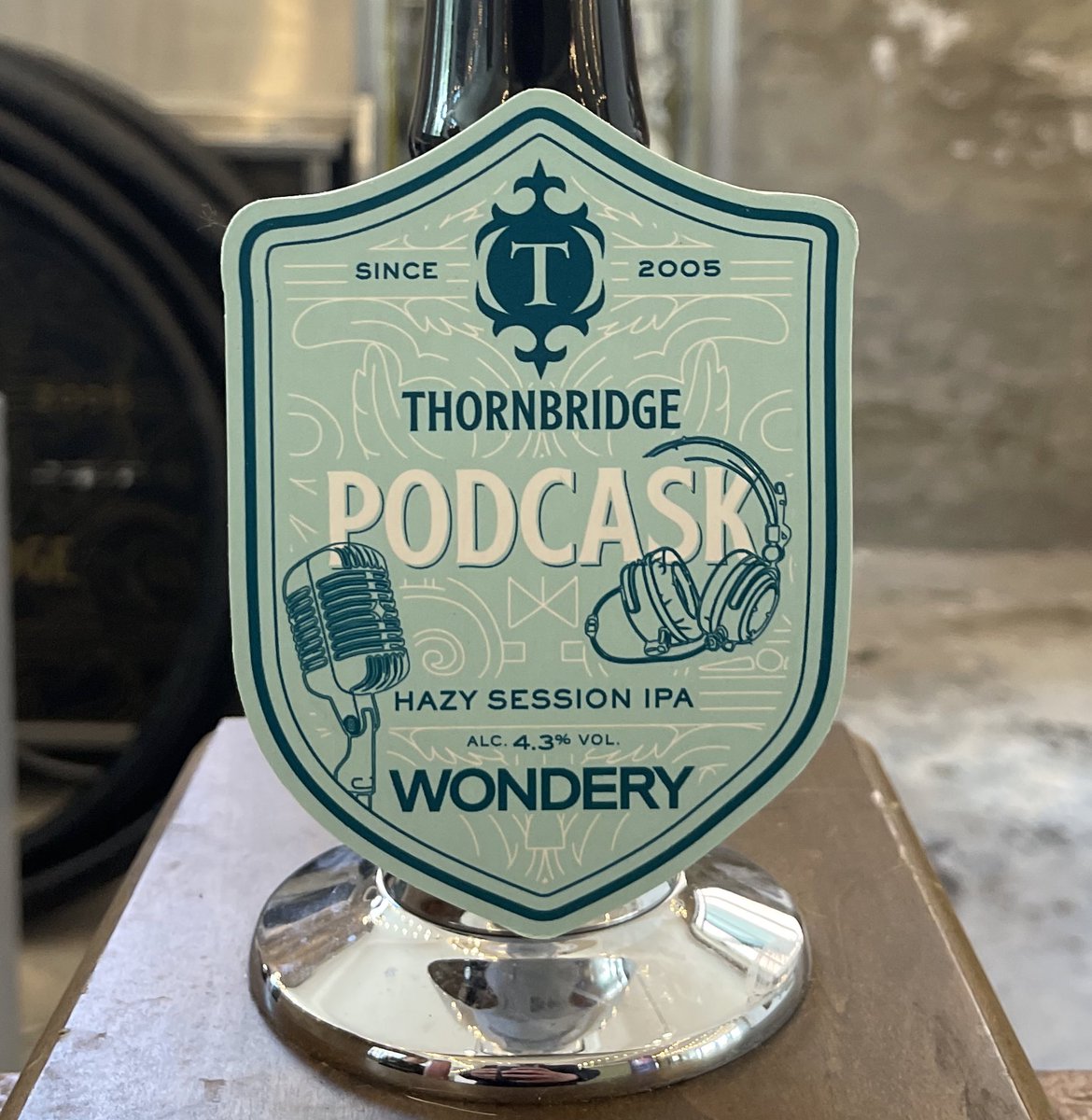 James O’Hara (@jamesoharaagain) on Twitter photo Like podcasts? Like beer?
Then you’ll love PODCASK! 😂
Pouring at <a href="/crossedwires_/">Crossed Wires Festival</a> this weekend at Bethel Chapel on Cambridge St 👌
Brought to you by <a href="/thornbridge/">Thornbridge Brewery</a> & <a href="/WonderyMedia/">Wondery</a> Like podcasts? Like beer?
Then you’ll love PODCASK! 😂
Pouring at <a href="/crossedwires_/">Crossed Wires Festival</a> this weekend at Bethel Chapel on Cambridge St 👌
Brought to you by <a href="/thornbridge/">Thornbridge Brewery</a> & <a href="/WonderyMedia/">Wondery</a>