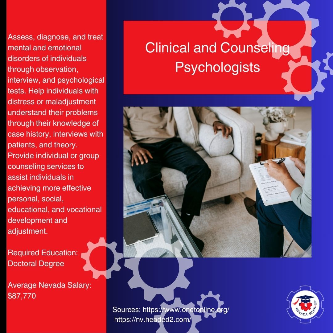 #WinningWednesday! Our final featured mental health career for the month is Clinical and Counseling Psychologists. For more information on this career field, check out: ow.ly/rhR350RpwvF