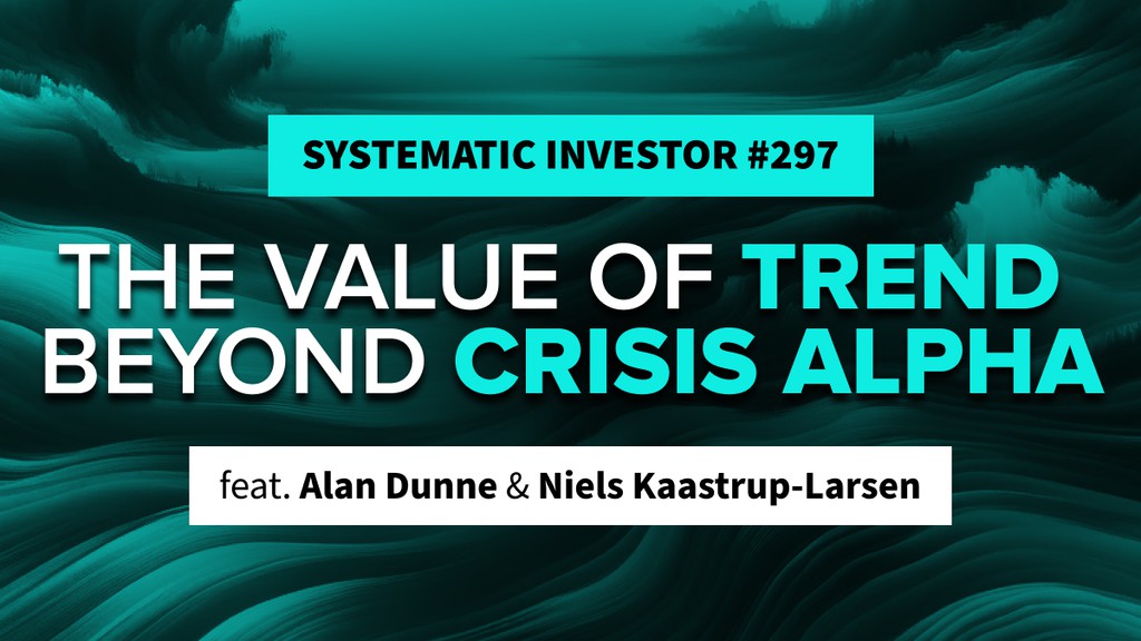 Trend following as a return enhancement overlay instead of 'crisis alpha'? Tune in as @alanjdunne and I discuss this potential new narrative within the trend-following world. 👇👇👇👇👇 top-traders-unplugged.captivate.fm/listen #trendfollowing #investing #markets