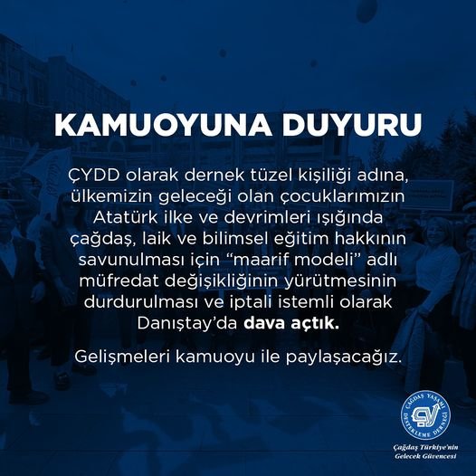 ÇYDD-Çağdaş Yaşamı Destekleme Derneği