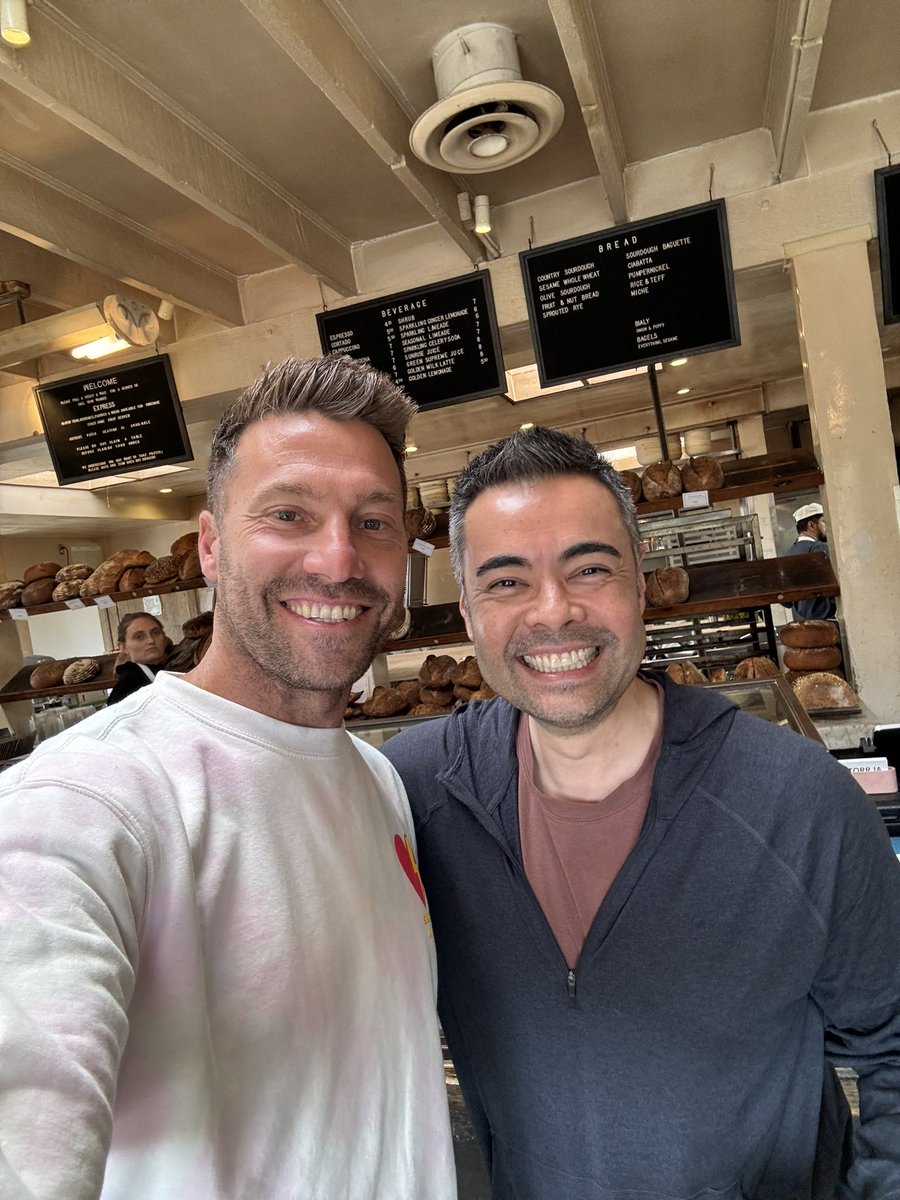 Nothing better than catching up with an old friend and eating too many carbs. I couldn’t be more excited for what’s next for you @YogiRoth. Let’s go!!!