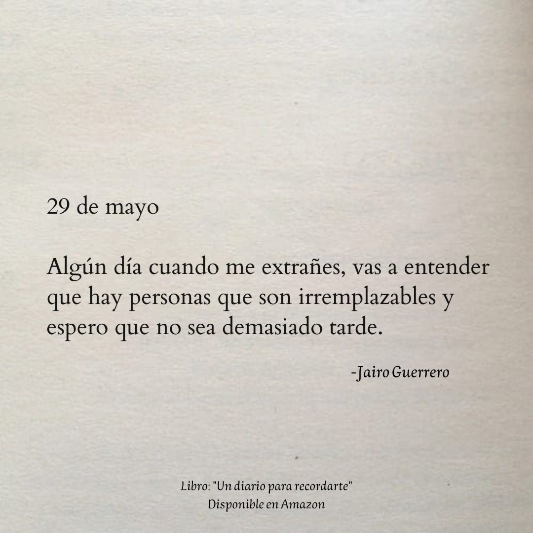 29 de mayo. ✍🏼