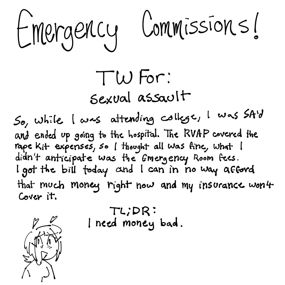 cannibalindsm's tweet photo. ‼️EMERGENCY COMMISSIONS‼️ 

More info in comments!! https://t.co/GiRjD21L0Q