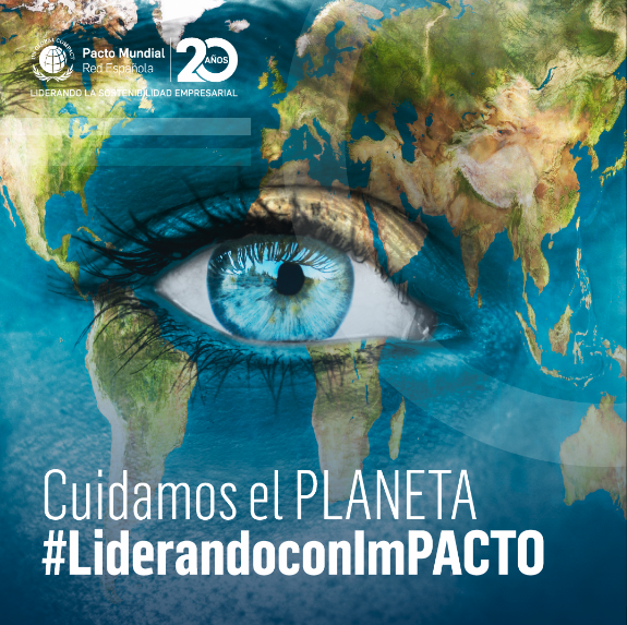 Celebrem els 20 anys de @PactoMundial, la iniciativa de la @ONU líder en sostenibilitat empresarial.

Des de @aiguesbcnclient ratifiquem el nostre compromís amb els Deu Principis i continuem #LiderandoconImPacto