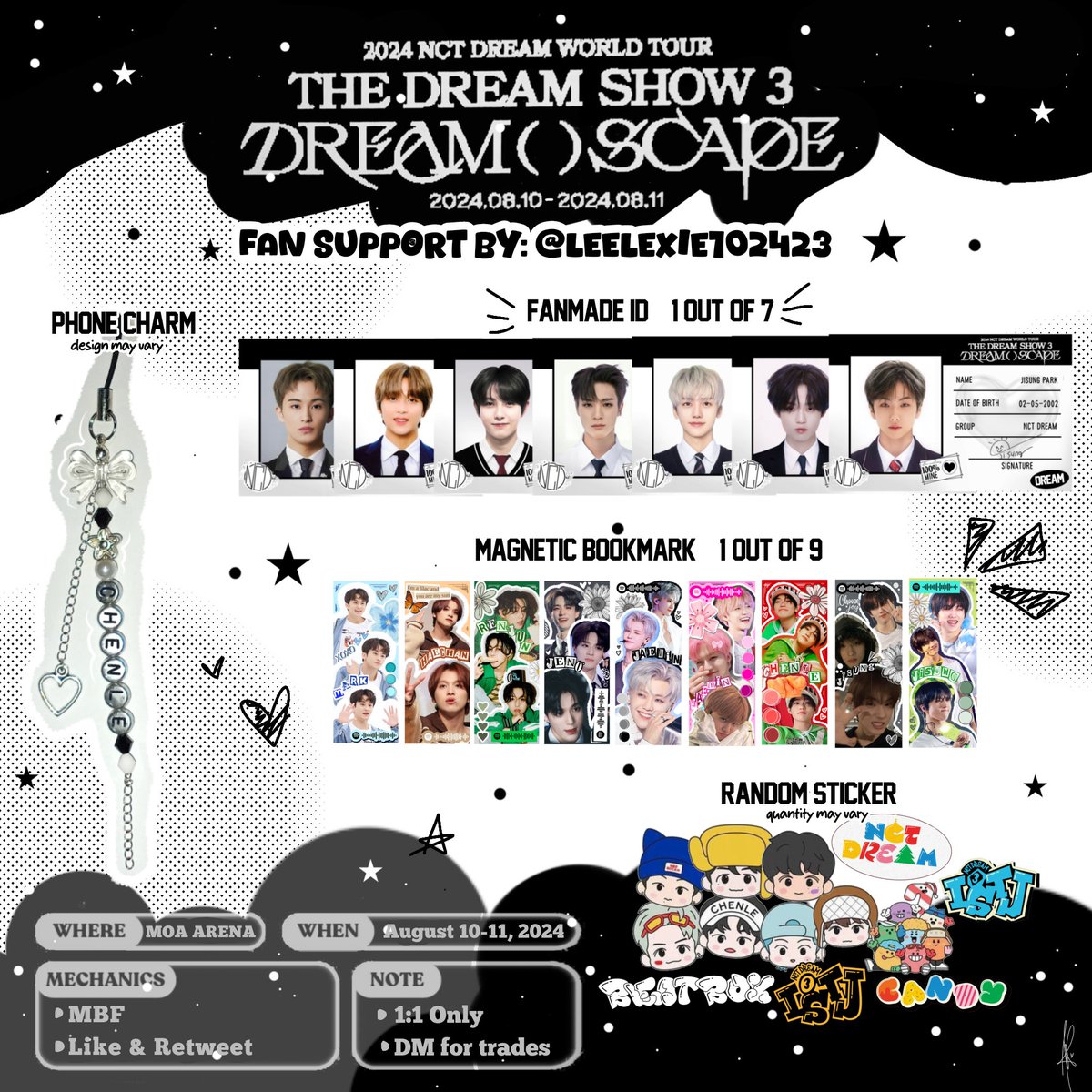 •*.✧ The Dream Show 3 in Manila ✧.*• Fan support by @leelexie102423 ♡ mbf, rt & like ♡ limited qty ♡ exact time & location tba ♡ dm me for trades! #NCTDREAM_THEDREAMSHOW3_in_MNL #THEDREAMSHOW3_in_MANILA