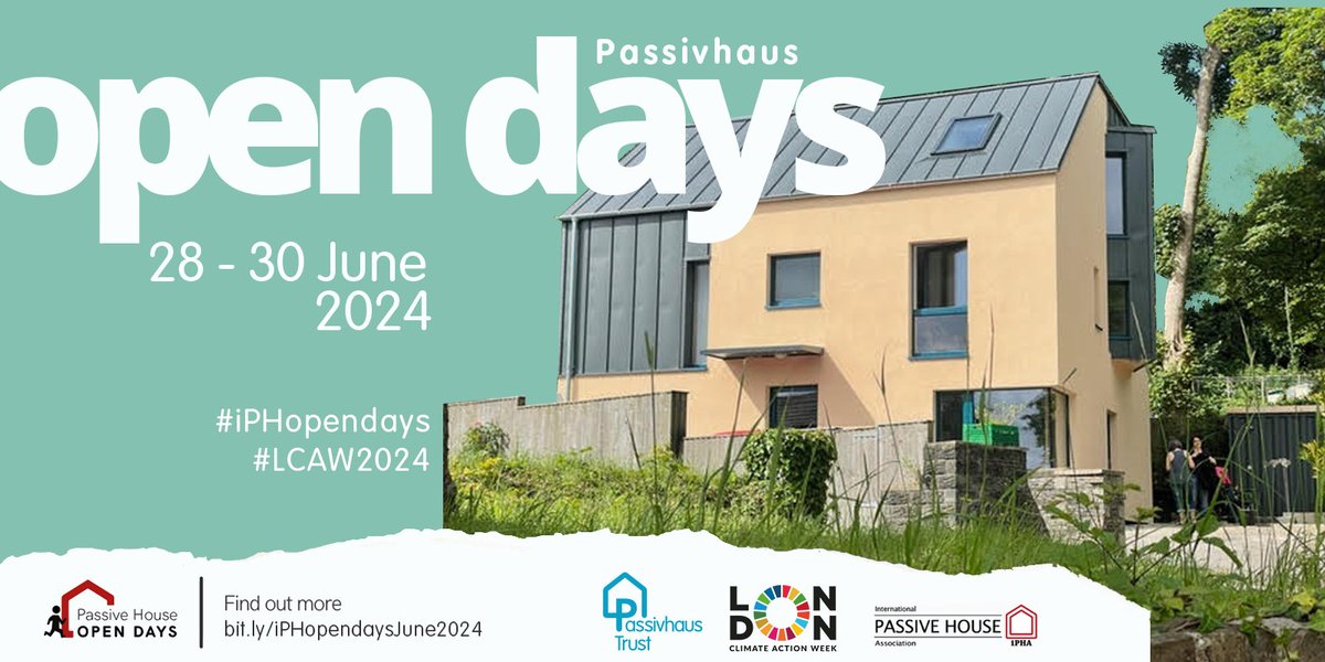 Is a #Passivhaus tour open near you? 

Discover the secrets behind creating bill-busting, carbon-cutting homes that prioritize comfort, health, and well-being without compromise 👉 passivhaustrust.org.uk/event_detail.p…

#PHopendays #iPHopendays #BetterBuildings #PassiveHouse
