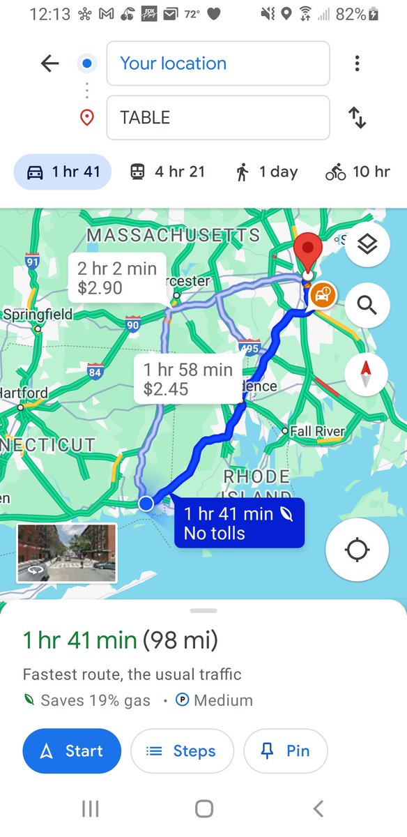 @TheGoodLife_32 This far. June 2020. A few months into the pandemic. We wanted to get out of the house and get some really good Italian takeout. There was NO traffic around Boston. Got about a weeks worth of food.