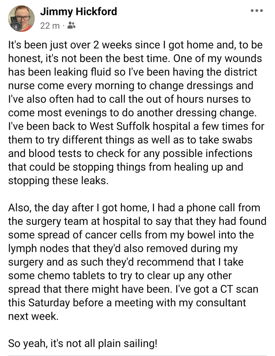 An update on how my recovery is doing. Not quite as good as I'd hoped, unfortunately.