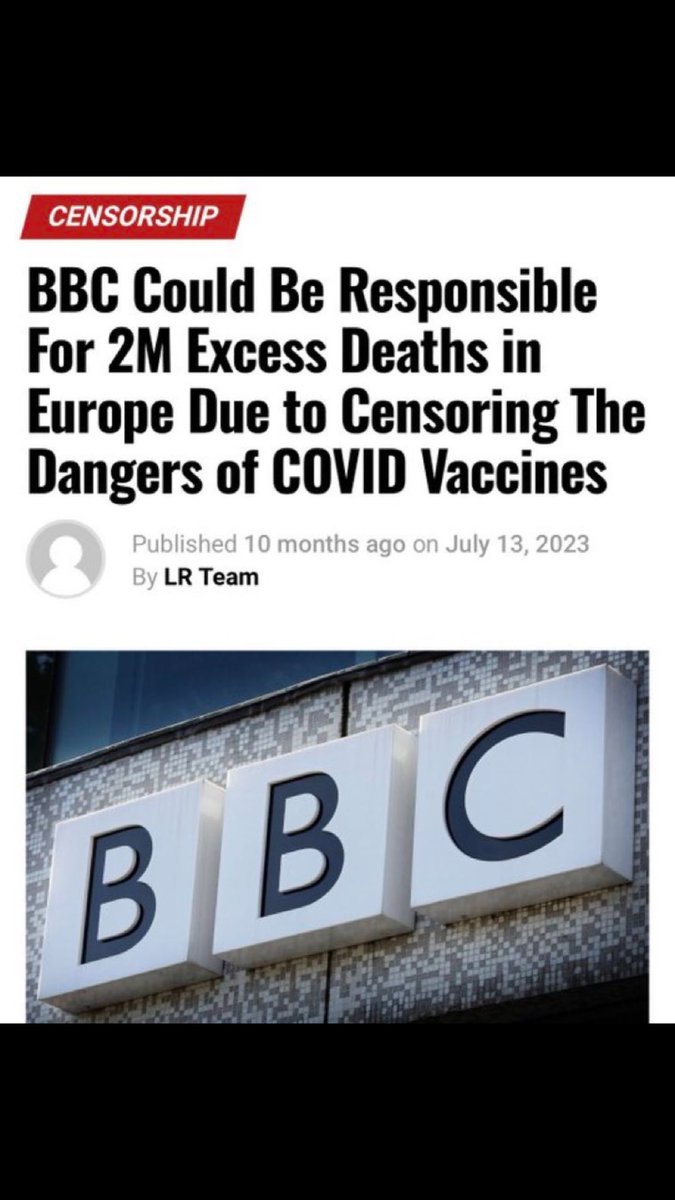 This was 10 months ago - how many extra deaths now BBC? You’re culpable of pushing false fraudulent narratives around everything relating to Covid. You simply cannot hate The BBC Enough.
