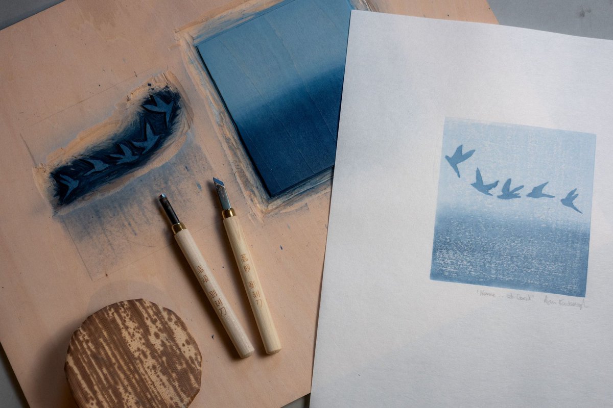 A few spaces still remaining on a special 2-day workshop with <a href="/akprintmaker/">Ann Kavanagh</a> on 8-9 June! Book here: fareharbor.com/embeds/book/na…