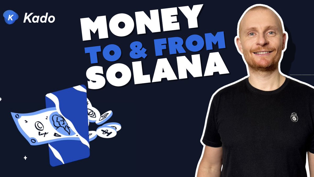 Getting crypto with FIAT is easier with <a href="/kado_money/">Kado.money</a> than with any Centralized Exchanges.

Anyone can easily buy &amp; sell Crypto on app.kado.money

VIDEO:
youtu.be/9C6oZutFofU