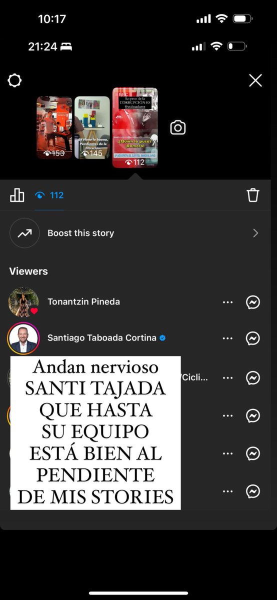 Anda nervioso #SantiagoTaboada digo #SANTIAGOTAJADA. Q andan pendientes esos del PRIAN de mis stories @STaboadaMx