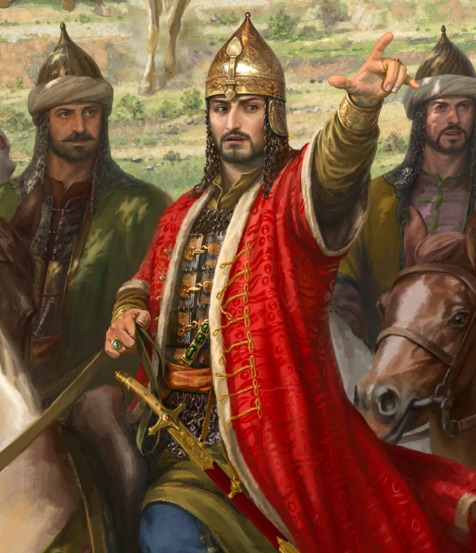 on May 29th, 1453

Sultan Mehmed II

breaks down the walls of Constantinople.

he is 21 years old,

and proclaims himself the new Caesar of Rome.