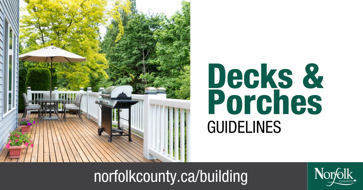 Planning to build a deck this summer but unsure how to obtain a building permit? We’ve got you covered! 😎 Norfolk’s handy permit package has everything you need to know including zoning requirements and possible fees involved. bit.ly/3yrlM9F