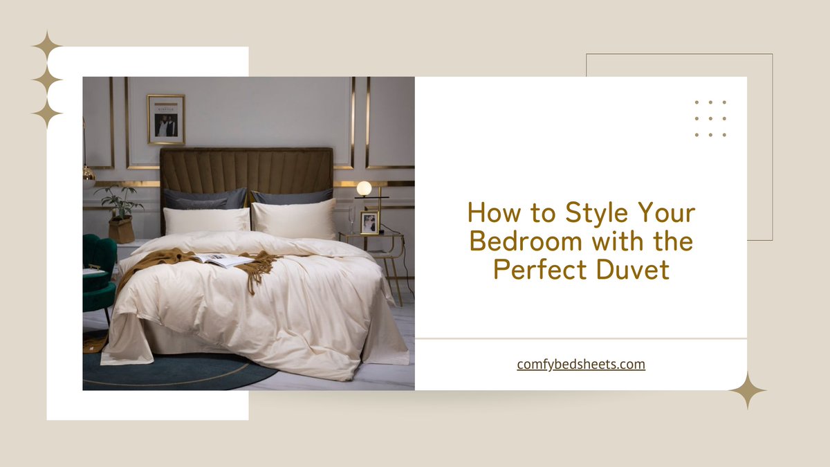 🛏️ Style Your Bedroom with the Perfect Duvet! 🛏️

✨ Discover tips to transform your bedroom into a cozy retreat with the perfect duvet. 🌟 #BedroomDecor #HomeStyling

👉 Read more: comfybedsheets.com/blogs/news/how…
#ComfyBedSheets #CozyHome