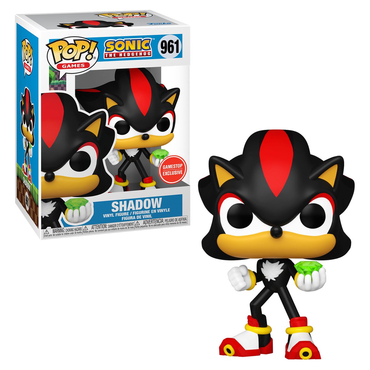 First look at GameStop Exclusive Shadow with Chaos Emerald Funko Pop! Vinyl. Coming soon! Link: finderz.info/3V3LvfZ #Ad #SonicTheHedgehog #Funko #FunkoPop #FunkoPops #FunkoPopVinyl #Pop #PopVinyl #FunkoCollector #Collectible #Collectibles #Toy #Toys #FunkoFinderz