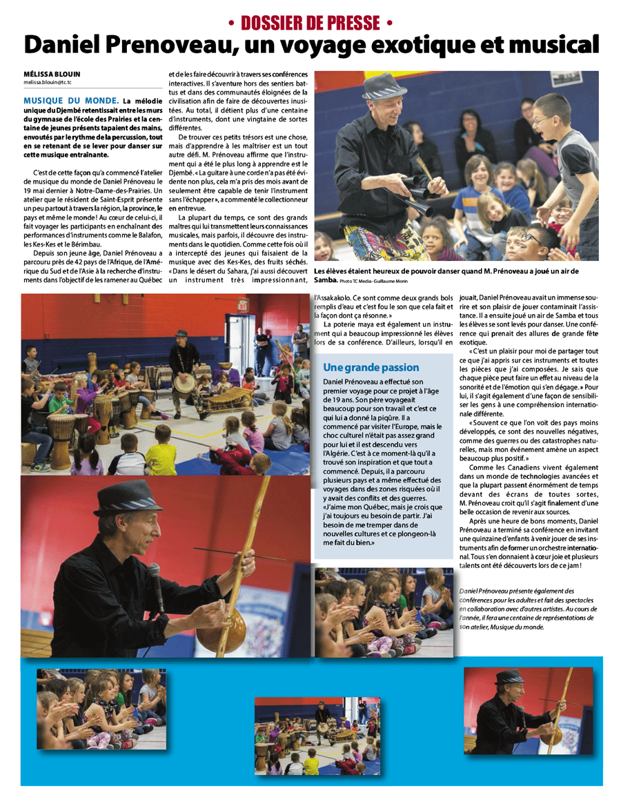 Nos élèves du cycle primaire (1ière à la 3ième) auront un beau spectacle demain !  Nous avons hâte !