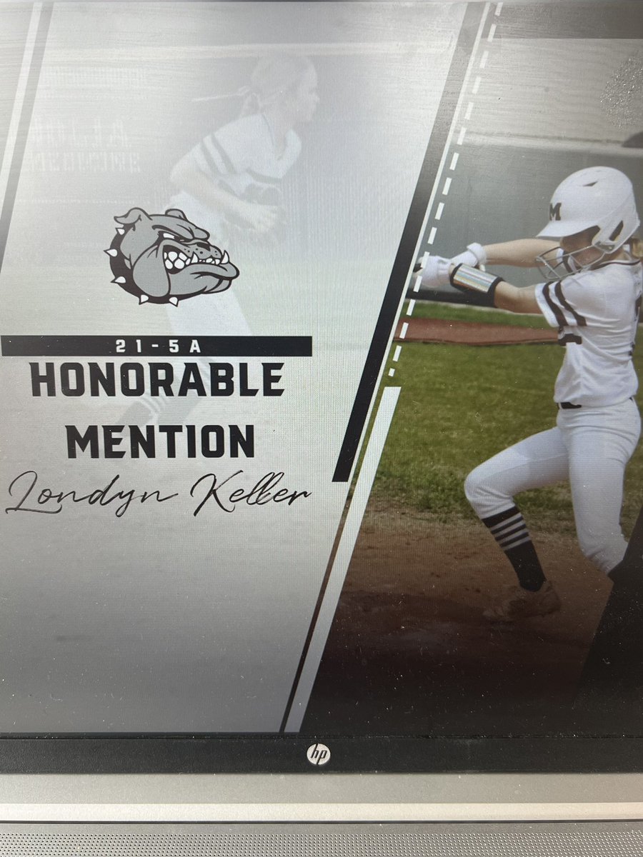 Congratulations to Freshman Londyn Keller for being named 21-5A Honorable Mention #AlwaysABulldog @MagISDAthletics @MagnoliaISD @MagnoliaHighTX