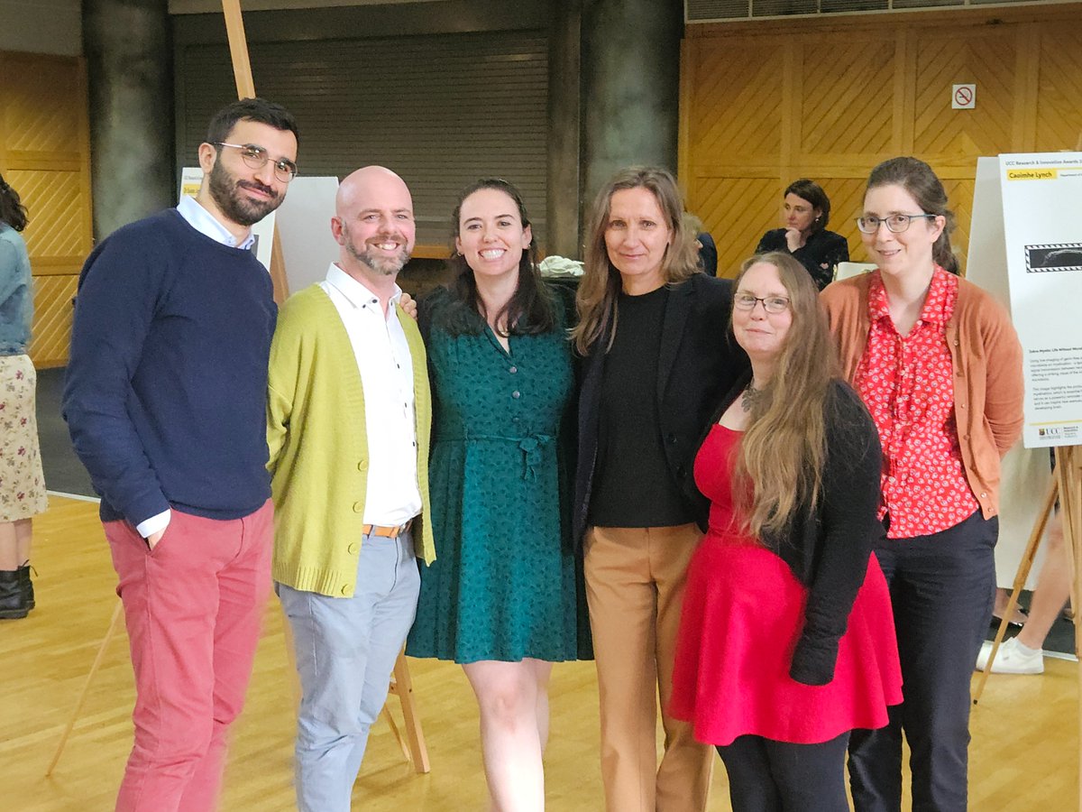 Some of the #UCCResearch team ready for the start of tonight's #UCCResearchAwards !

#UniversityCollegeCork #UCCInovation #UCCInnovates