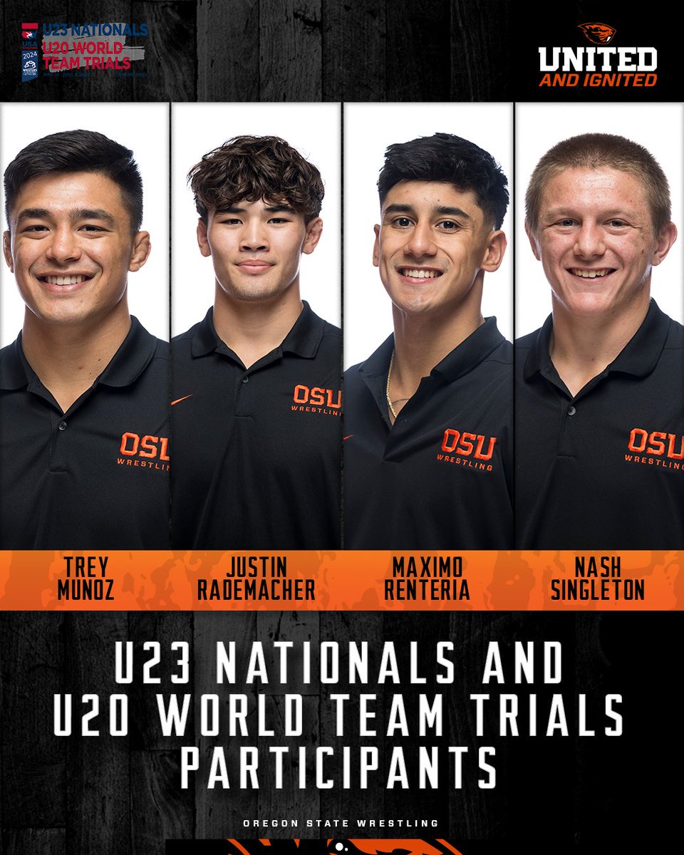 Good luck to our 8⃣ guys competing in the U23 Nationals and U20 World Team Trials this weekend in Ohio!

#GoBeavs