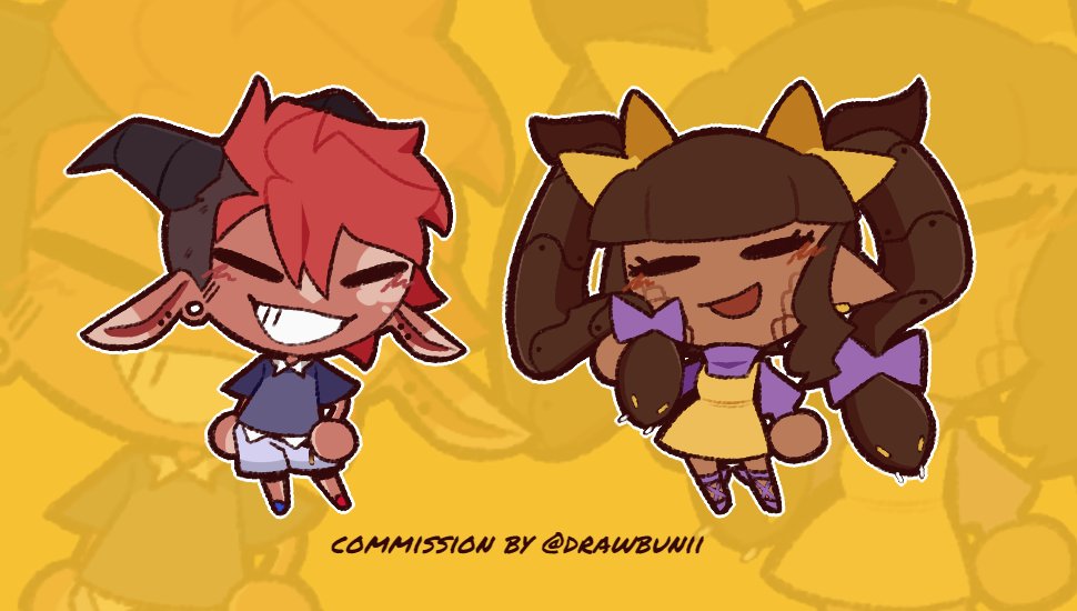 drawbunii's tweet photo. 🍋Recent comms of my cereal sized chibis ♥️ Thank you for ordering! #VGenComm https://t.co/6RR2sDBNb9