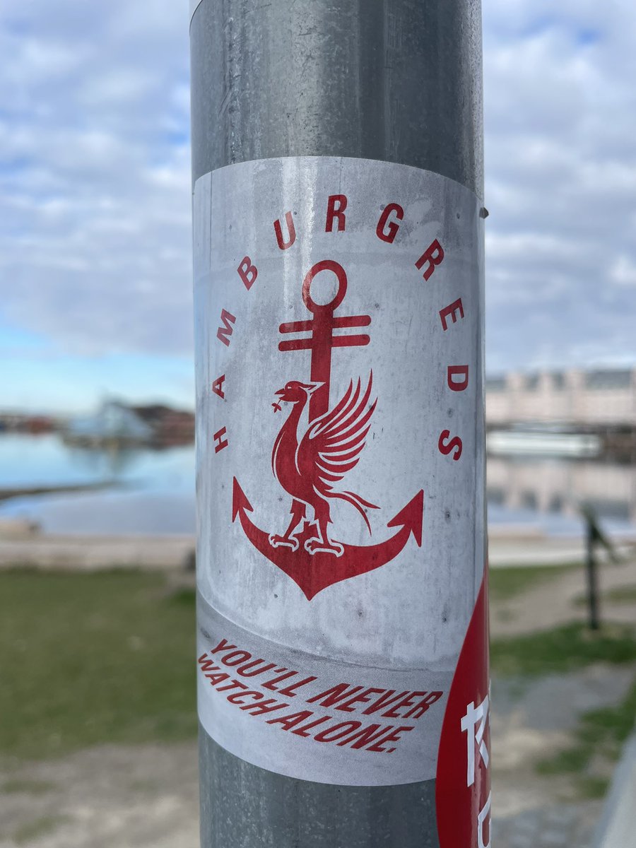 Liverpool FC🏴󠁧󠁢󠁥󠁮󠁧󠁿 in Oslo, looks like a German fanclub have made these. #lfc #liverpool #ultrasstickers #aufkleber #footballstickers #klibbor #oslobilder