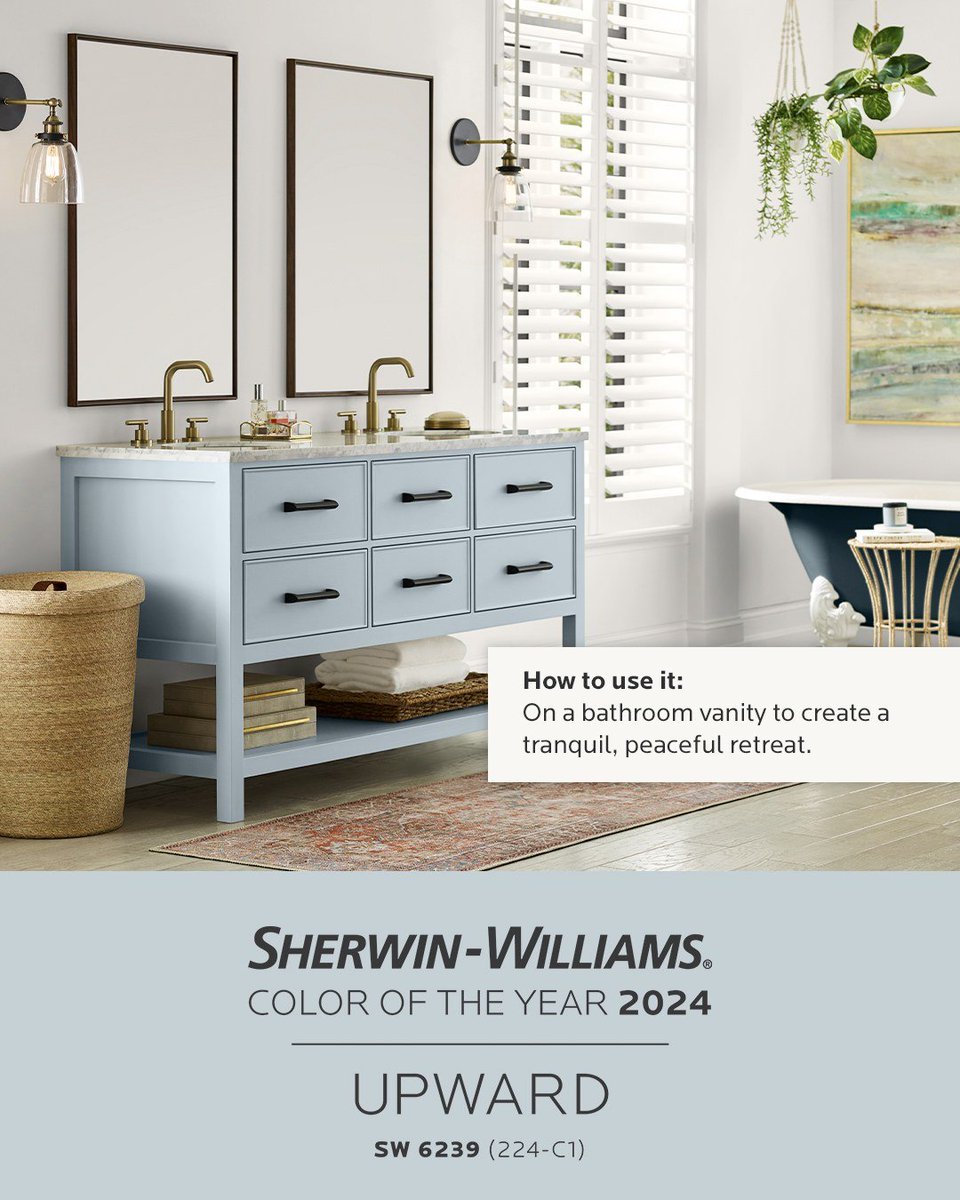 For today's #TenantSpotlight, discover the vibrant world of color with our featured tenant, Sherwin-Williams! Introducing their 2024 Color of the Year: Upward (SW 6239). 🌟 Visit their store here at the airport! 🎨🏢 #SherwinWilliams 🖌️✨

📸 = Sherwin-Williams