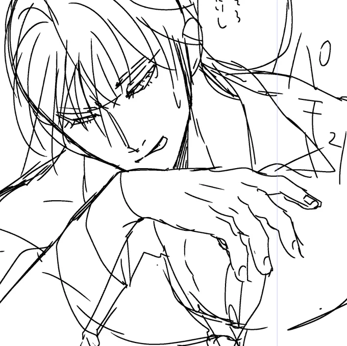 筋っぽい手が描きたい 